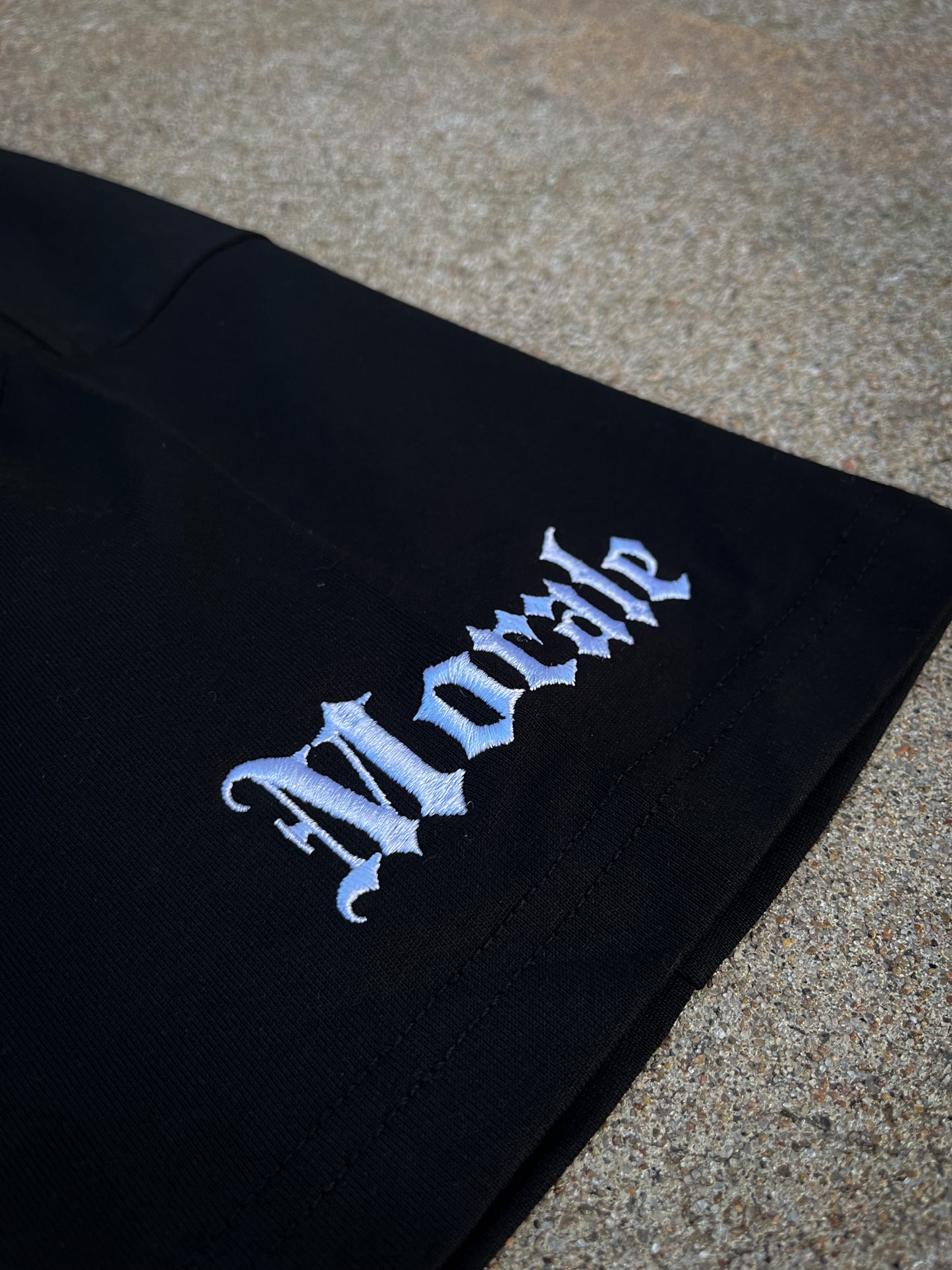 Black "Divine Touch" Oversized Shirt