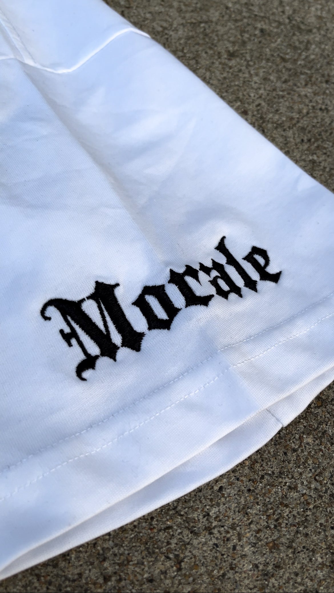 White "Divine Touch" Oversized Shirt