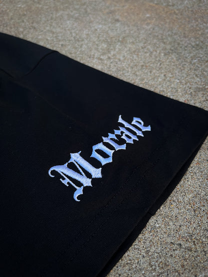 Black "Divine Touch" Oversized Shirt